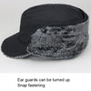 Winter Ear Protection Ski Hat Cold Prevention Windproof Hat Thicken Warm Peaked Hat, Size: L 58-60cm(Red Brown)