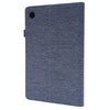 For Lenovo M10 Plus 10.3 inch TB-X606 / TB-X606F Horizontal Flip TPU + Fabric PU Leather Tablet Case(Dark Blue)