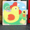 5 PCS KBX-017 Children Wooden Picture Puzzle Baby Early Education Toys(Chicken)