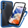 For Samsung Galaxy A05s Starry Sky Solid Color Series PC + TPU Phone Case with PET Film(Royal Blue)