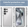 For Samsung Galaxy S25 Ultra 5G Colorful Series Acrylic Hybrid TPU Phone Case(Transparent)