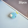 20pcs Luminous Ocean Series PVC Soft Rubber Cave Shoes Decorative Buckle(09)
