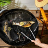 Non-Stick Grid Sheet Teflon Barbecue Mat Grill Grid Mat, Size:30x40 cm(Black)