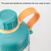 Portable High Temperature Resistant Tea Leaking Plastic Cup, Capacity: 550ml(Purple Yellow)