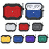 For AirPods 4 Battle Armor Four-corner Shockproof Earphone Protective Case(Black)