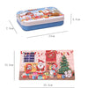 4 PCS Christmas Wooden DIY Gift Children Handmade Santa Claus Puzzle Toy(Fireplace)