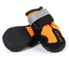 HCPET Dog Rain Boots, Orange, Size 7 (8cm), Non-Slip, Waterproof