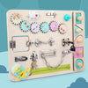 Children Busy Board Baby Early Education Puzzle Cognitive Training Montessori Teaching Kids Unlock Toys
