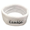 Enochle Sports Sweat-Absorbent Headband Combed Cotton Knitted Sweatband(Black)