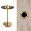 Touch Section Metal LED Table Lamp Bedroom Dining Room Decorative(Lotus)