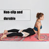 Portable Printed Non-slip Environmental Protection Yoga Mat Drape, Size: 185 x 63cm(Century Lotus)