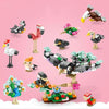 LELE BROTHER 9100-6 Crane Bird Paradise Small Particle Children Early Learning Puzzle Building Blocks Toy