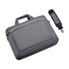 OUMANTU 030 Portable 15 inch Laptop Bag Leather Handbag Business Briefcase(Dark Gray)