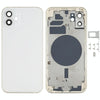 iPhone 12 Back Housing Cover, SIM Tray, Buttons, Lens (White)