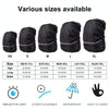 Reflective Light Waterproof Dustproof Backpack Rain Cover Portable Ultralight Shoulder Bag Protect Cover, Size:S(Blue)