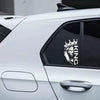 Lion Crown Car Decorative Sticker(Silver)