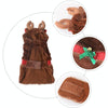 Christmas Reindeer Pet Costume, Plush Brown, Size M