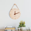 10 inch Scale Version Wooden Sling Wall Clock Home Living Room Clock