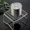 Outdoor Mini Portable Folding Grill Stainless Steel 304 Furnace Head Bracket, Size: 27.5x23.5x13cm
