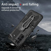 For Samsung Galaxy S24 Ultra 5G Armor Warrior Shockproof PC + TPU Phone Case(Black)