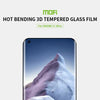 For Xiaomi Mi 11 Ultra MOFI 9H 3D Explosion Proof Thermal Bending Full Screen Covered Tempered Glass Film(Black)