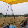 Rear Mosquito Repellent Sun Protection Tent RV Canopy Awning(Military Color)
