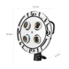 Godox TL-4 4 in 1 E27 Socket Tricolor Bulb Light Lamp Head Mount(EU Plug)