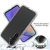 For Samsung Galaxy A55 5G Shockproof Clear Gradient PC + TPU Phone Case(Purple)