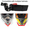 TUYU Motorcycle Integrated Hinged Helmet Chin Sports Camera Mounting Bracket, Style: With 4 Stickers