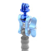 PULUZ  CNC Aluminum Ball Head Adapter Mount for GoPro, Insta360, DJI and Other Action Cameras, Diameter: 2.5cm(Blue)