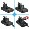 SJCAM SJ7000 / SJ6000 / SJ5000 / SJ4000 Battery LCD Screen Dual Batteries Charger, Displays Charging Capacity(Black)