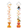 30 x 180cm Thanksgiving Day Couplet Decoration Porch Hanging Flag(Harvest Fall)
