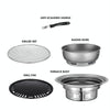 Home Multifunctional Adjustable Fire Barbecue Grill, Size: S (Grill Net)