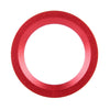 Car Aluminum Steering Wheel Decoration Ring For Cadillac(Red)