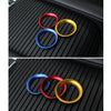 Car Engine Start Key Push Button Ring Trim Aluminum Alloy Sticker Decoration for Mazda CX4 / CX5 / Axela / ATENZA(Red)