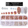 Nail Flat-back AB Crystal Strass 3D Charm Gems DIY Manicure Nail Art Decorations(08)