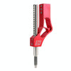 Car Modification Heightening Gear Shifter Extension Rod Adjustable Height Adjuster Lever Shift Lever with Adapters for Honda(Red)