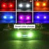 1 Pair 1156 12V 7W Strobe Car LED Fog Light(Purple Light)