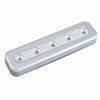 5 LEDs High Lighting Long Touch Light LED Night Light Pat Lamp(Silver)
