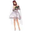 1913 Halloween Adult Vampire Costume Hanayome Rose Ghost Bride Crossdress, Size: L(Silver Grey)
