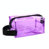 Handbag PVC Dazzling Waterproof Cosmetic Bag Toiletry Bag(Purple)