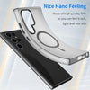 For Samsung Galaxy S23 Ultra 5G MagSafe Frosted Translucent TPU + PC Full Coverage Phone Case(Black)