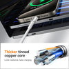 JOYROOM S-A51 Cutting-Edge Series 3A Fast Charging Data Cable, Type-C to 8 Pin Cable, Length: 1.2m(Light Gray)