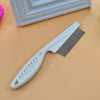 5x Pet Flea Combs, Fine Tooth Steel, Cats & Dogs, White, 14cm