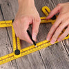 DIY Four-sided Angle Measuring Ruler Layout Tool for Handymen, Builders, Craftsmen