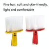 P6424 Hairdresser Sweeping Hair Brushes Hairdressing Nylon Soft Cleaning Brushes Home Hair Salons Shaving Broken Hair Brushes(Blue)