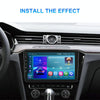 A3196 10 Inch Car Android Large Screen Navigation Central Control Screen 2+64G Player with CarPlay, Style:Standard+AHD Camera