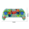 Children Gear Handle Game Console Rollerball Maze Breakout Thinking Exercise Puzzle Toy(Space Model)
