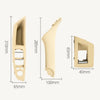 Car Imported Version Inside Doors Handle Pull Trim Cover 5141 7225 873 for BMW F10 F18, Left Driving (Beige White)