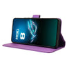 For Asus ROG Phone 8 Pro Diamond Texture Leather Phone Case(Purple)